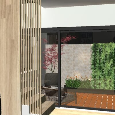 RDC-entrée et patio